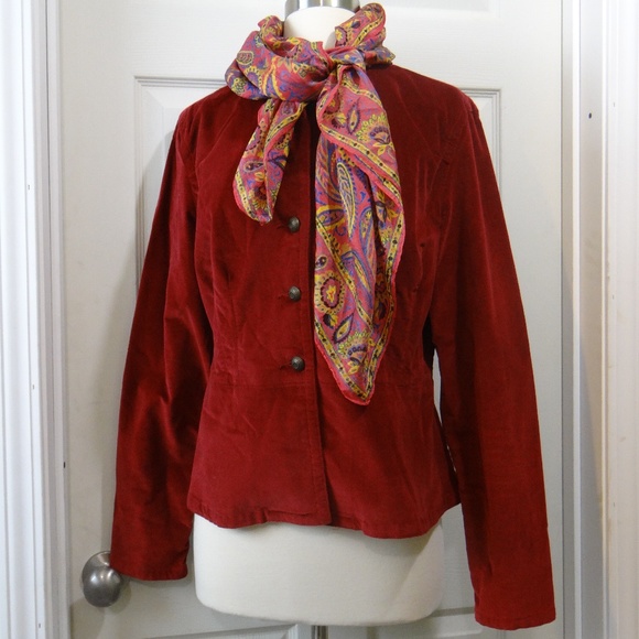 LAL - Vintage Vibes Velvet Button Front Blazer! <3 - Picture 1 of 8